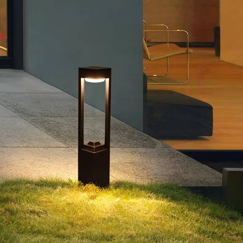 Outdoor Lighting For Garden - Luminous floor lamp courtyard solar LED