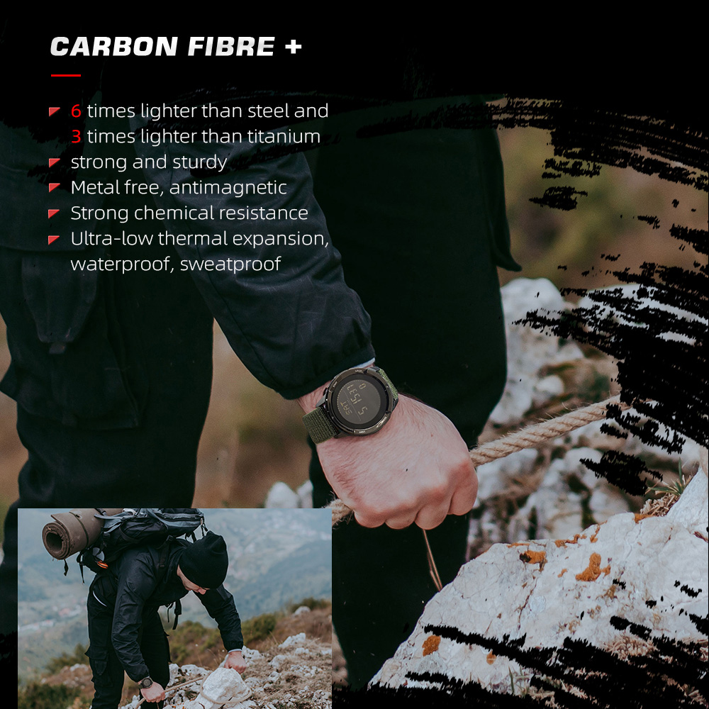 Men's Digital Watch Sports Sup - Outdoor Lighting Japanese recension och pris