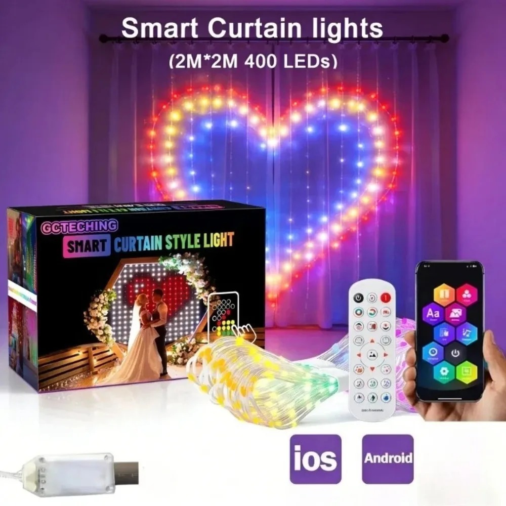 Outdoor LED Pixel Curtain Ligh - Wall Lighting Outdoor recension och pris