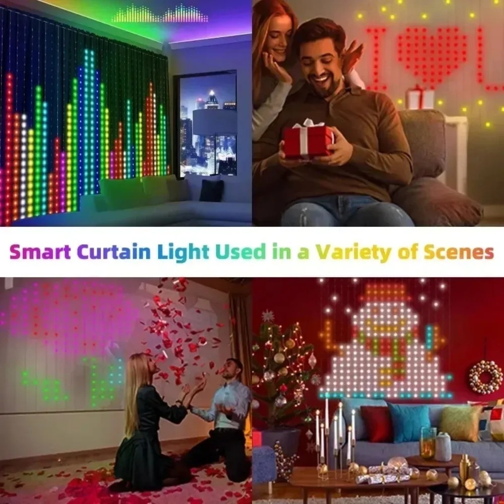 Outdoor LED Pixel Curtain Ligh - Wall Lighting Outdoor recension och pris
