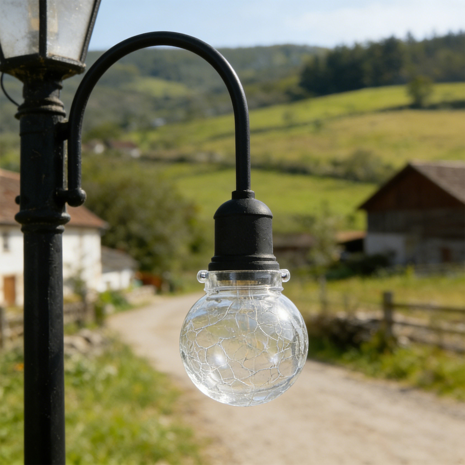 8Pcs Glass Crackle Glass Globe - Outdoor Lighting Glass Replacement recension och pris
