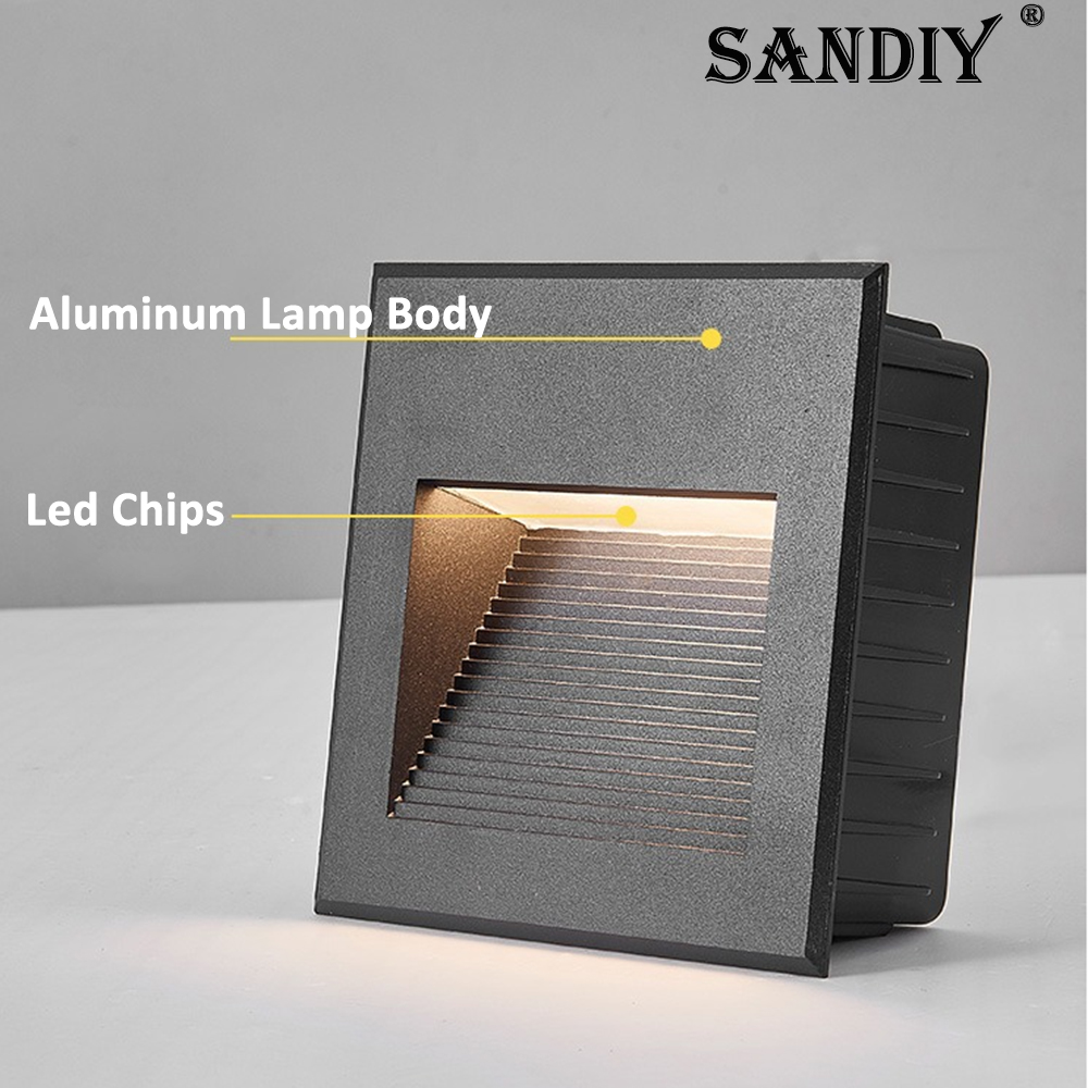 SANDIY Recessed Outdoor Wall S - Xl Outdoor Lighting recension och pris
