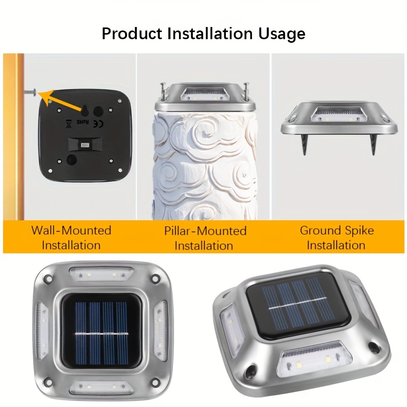 8Pcs Solar Path Lights Outdoor - Outdoor Lighting On Stairs recension och pris