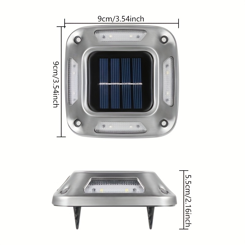 8Pcs Solar Path Lights Outdoor - Outdoor Lighting On Stairs recension och pris
