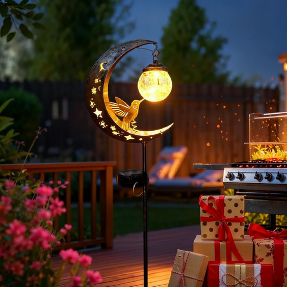 Decorative Solar Hummingbird M - Outdoor Lighting Yard Ideas recension och pris