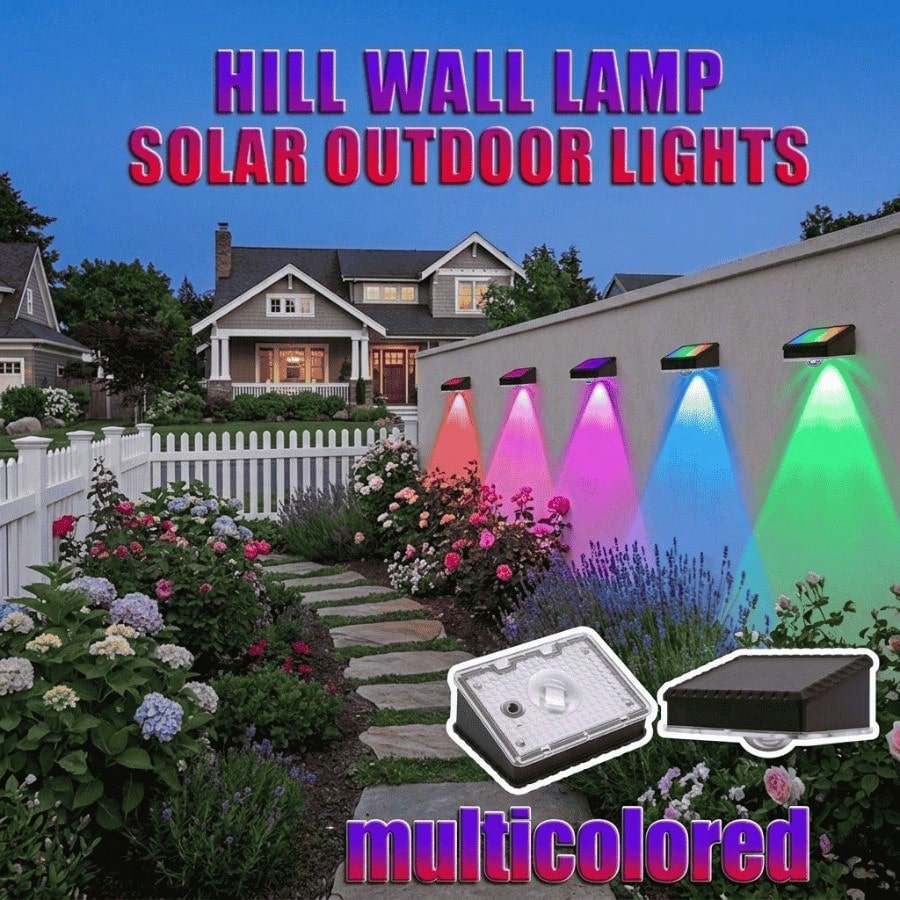 4 Pack Solar Fence Lights Outd - Color Changing Outdoor recension och pris