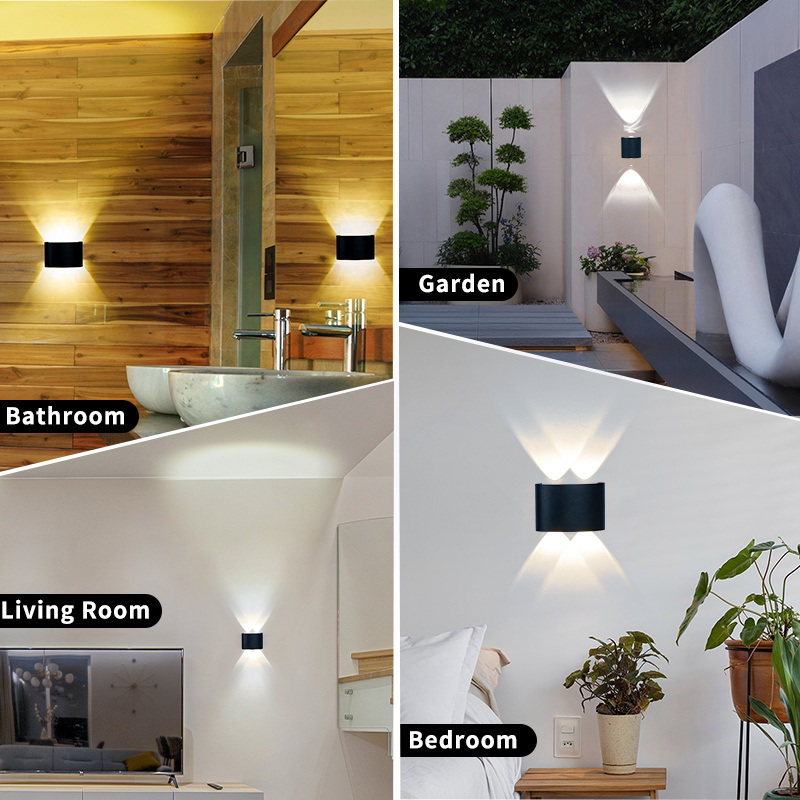 LED Wall Light IP65 Waterproof - Outdoor Lighting On Stairs recension och pris