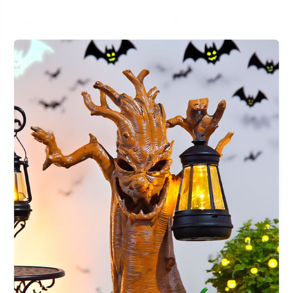 Solar Resin Tree Spirit Figuri - Outdoor Lighting Yard Ideas recension och pris