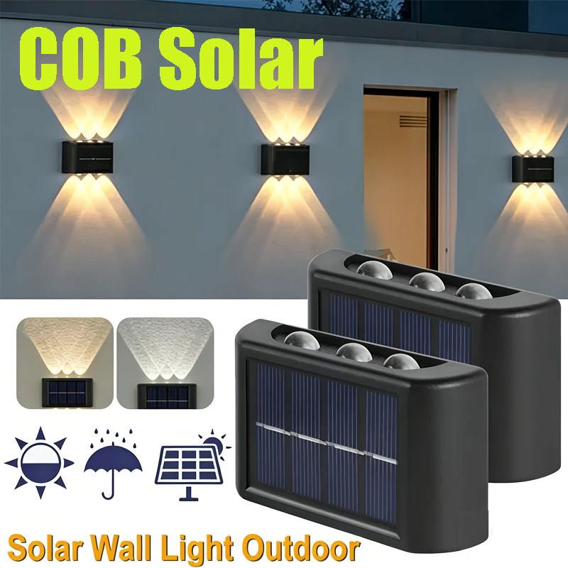 COB Solar Wall Lamp Outdoor Wa - Outdoor Lighting For Garden recension och pris