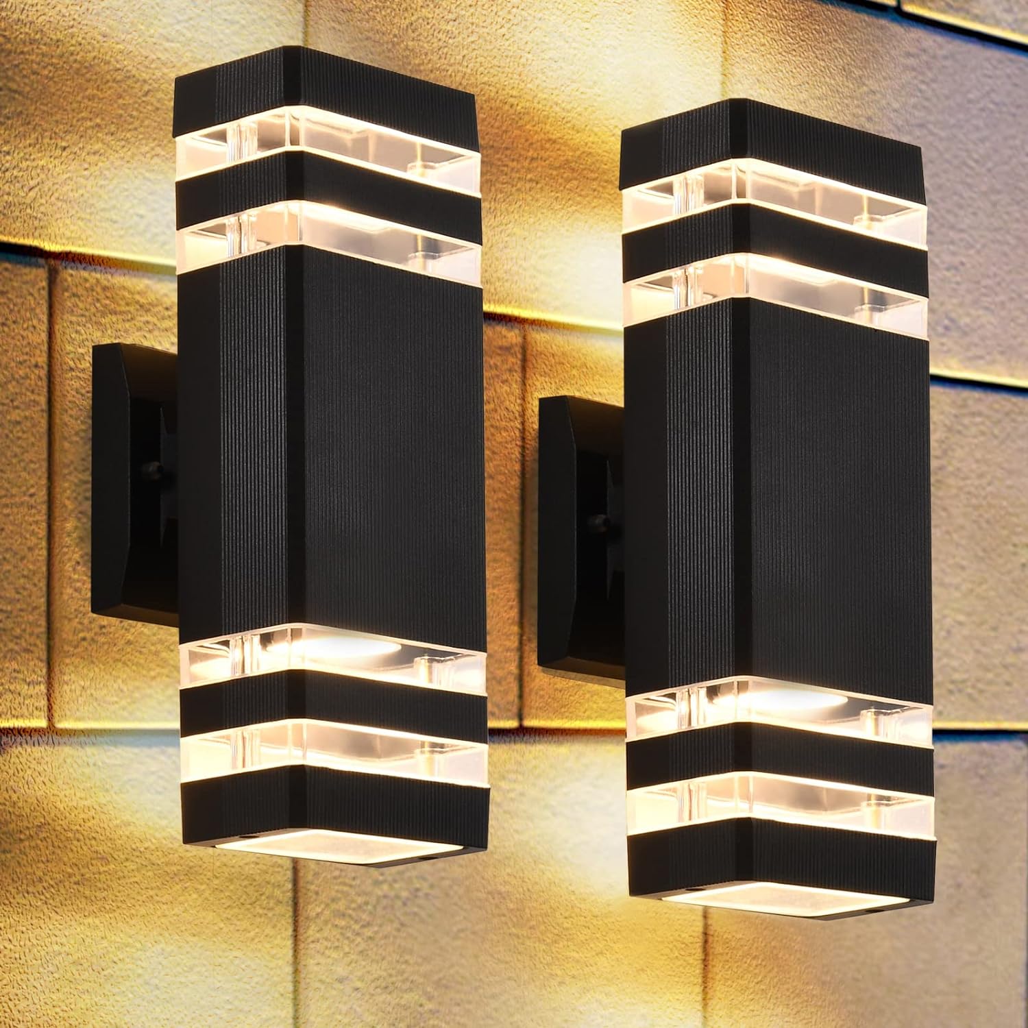 Waterproof LED Wall Light Outd - Outdoor Lighting Glass Replacement recension och pris