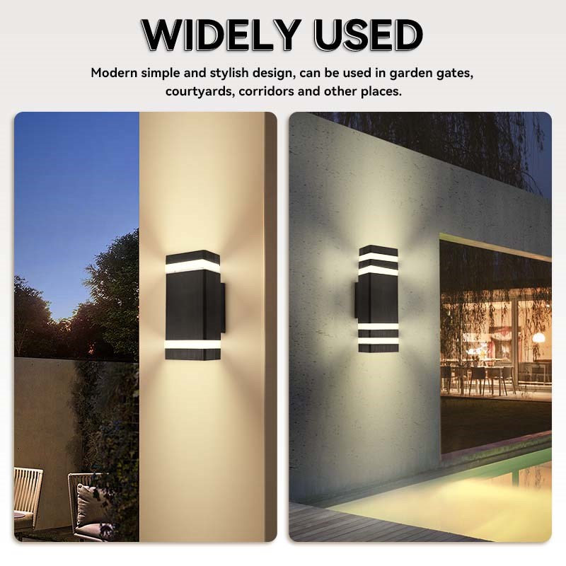 Waterproof LED Wall Light Outd - Outdoor Lighting Glass Replacement recension och pris