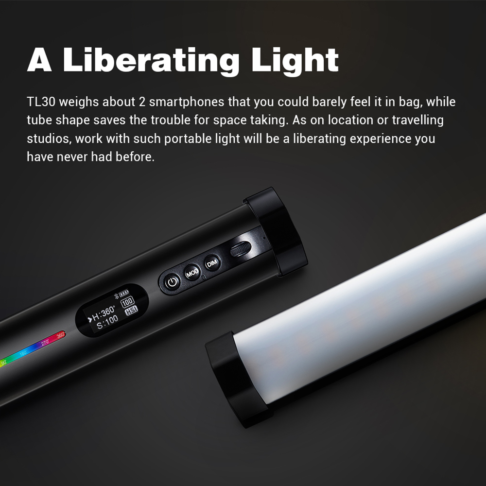 Godox TL30 RGB Color Handheld  - Outdoor Lighting Youtube recension och pris