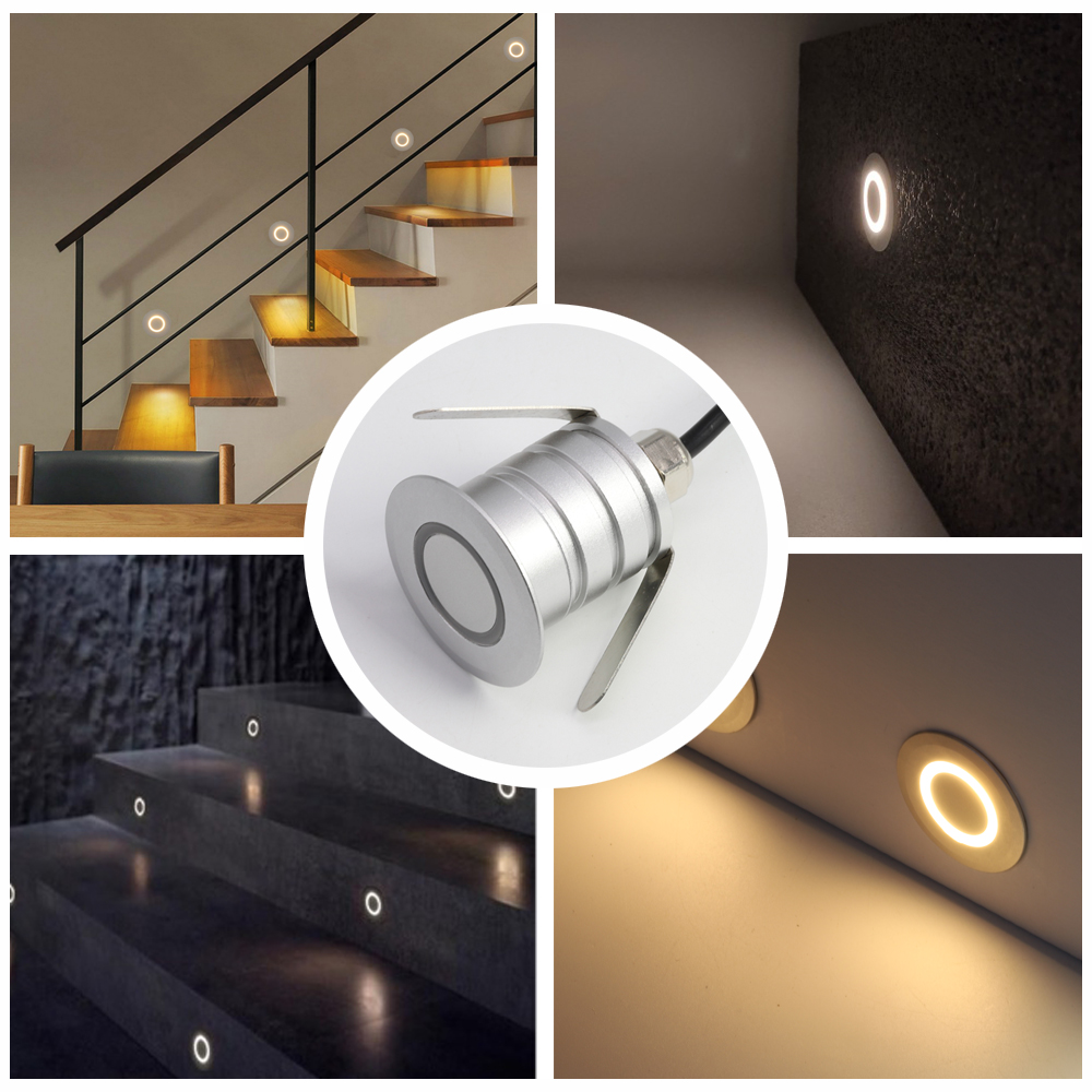 1W Round Wall Lamp Led Indoor  - Outdoor Lighting On Stairs recension och pris
