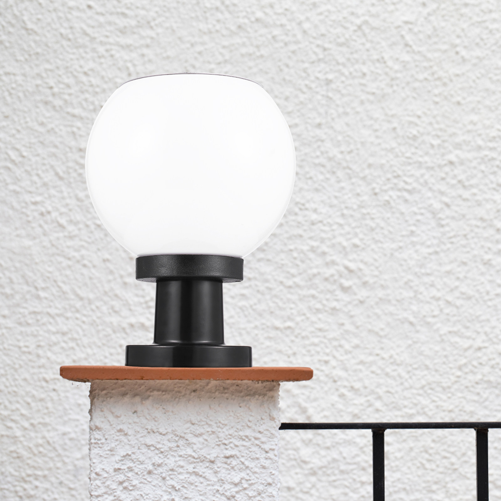 1 Solar Powered Round LED Wall - Wall Lighting Outdoor recension och pris