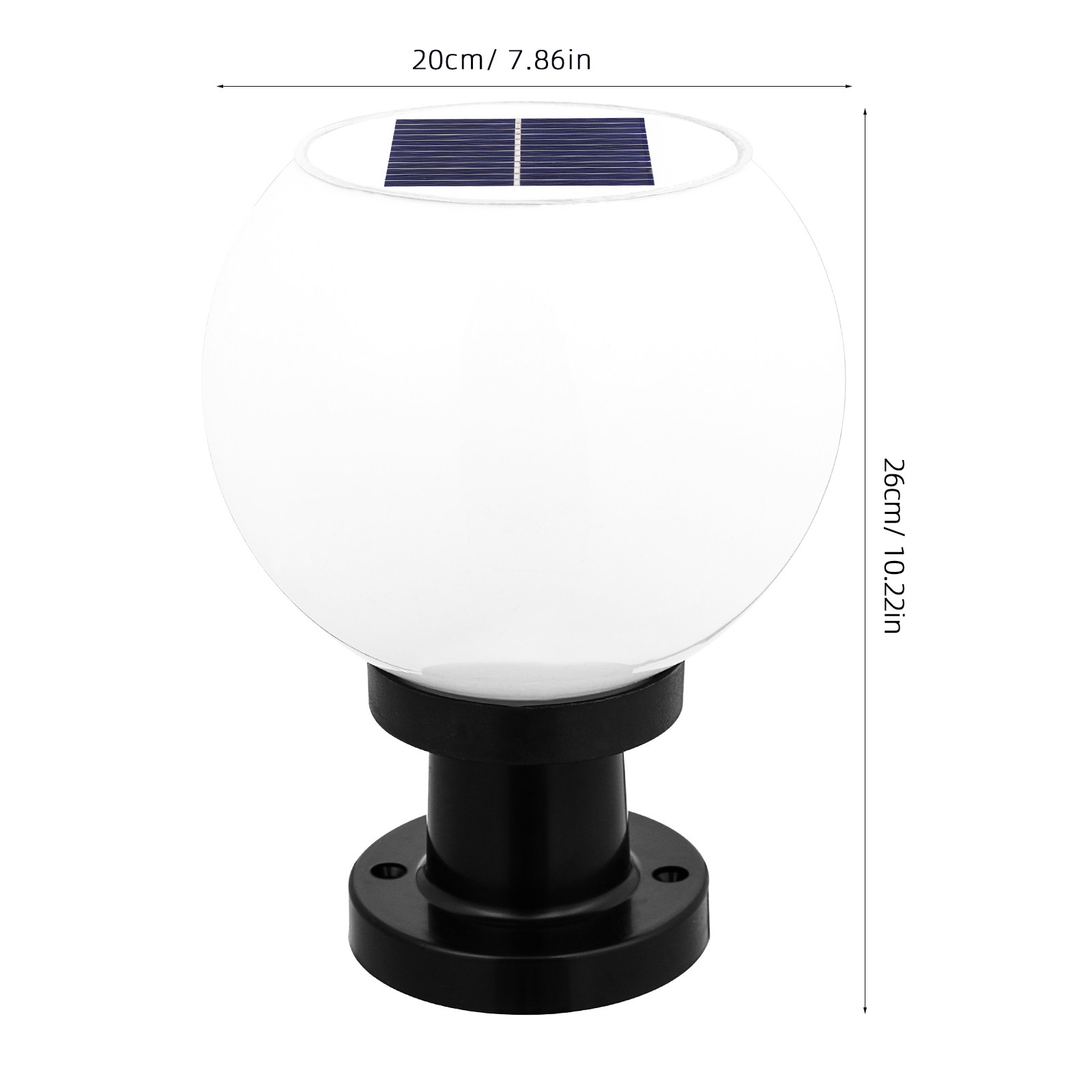 1 Solar Powered Round LED Wall - Wall Lighting Outdoor recension och pris