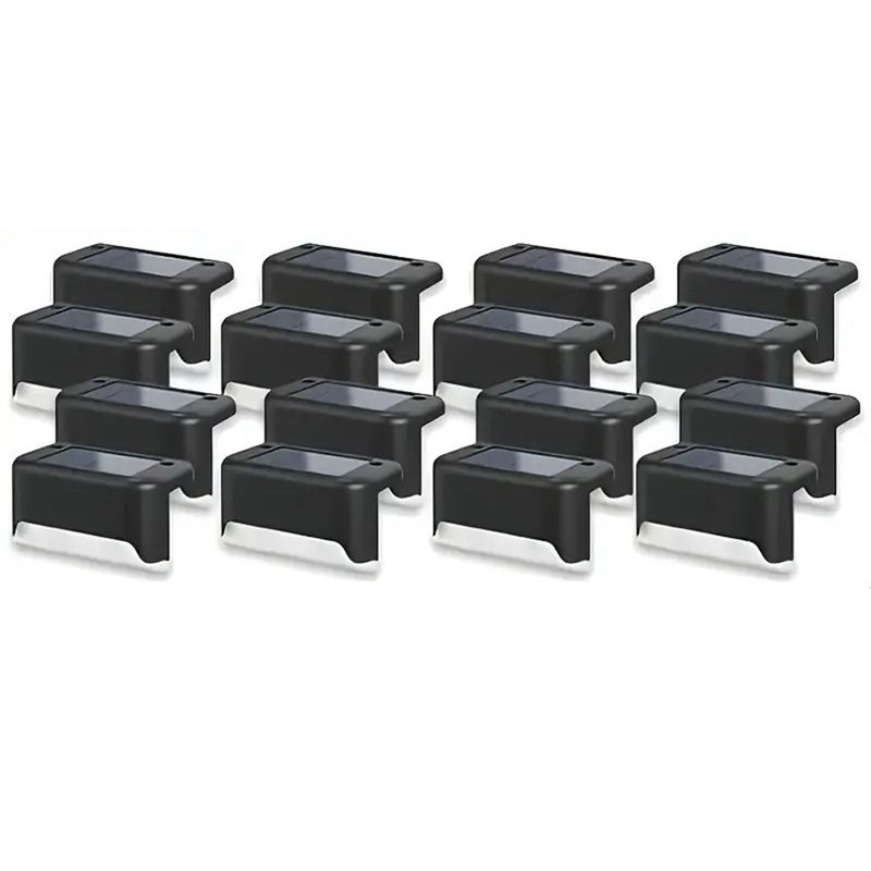 AT02-Solar Ledstep Lights 16 P - Outdoor Lighting On Stairs recension och pris