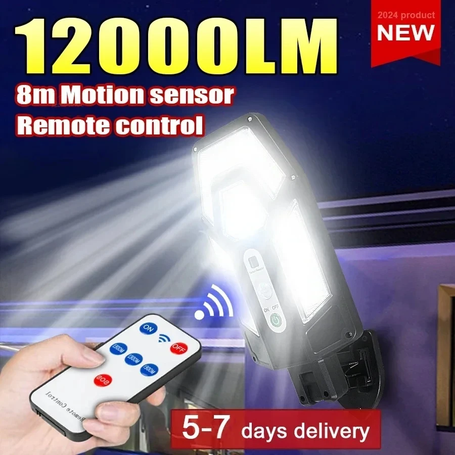 12000LM Powerful Solar Wall La - Xl Outdoor Lighting recension och pris