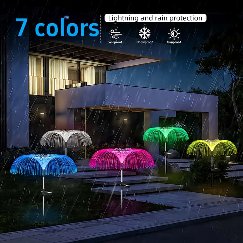 5 Pcs Solar Jellyfish LED Ligh - Color Changing Outdoor recension och pris