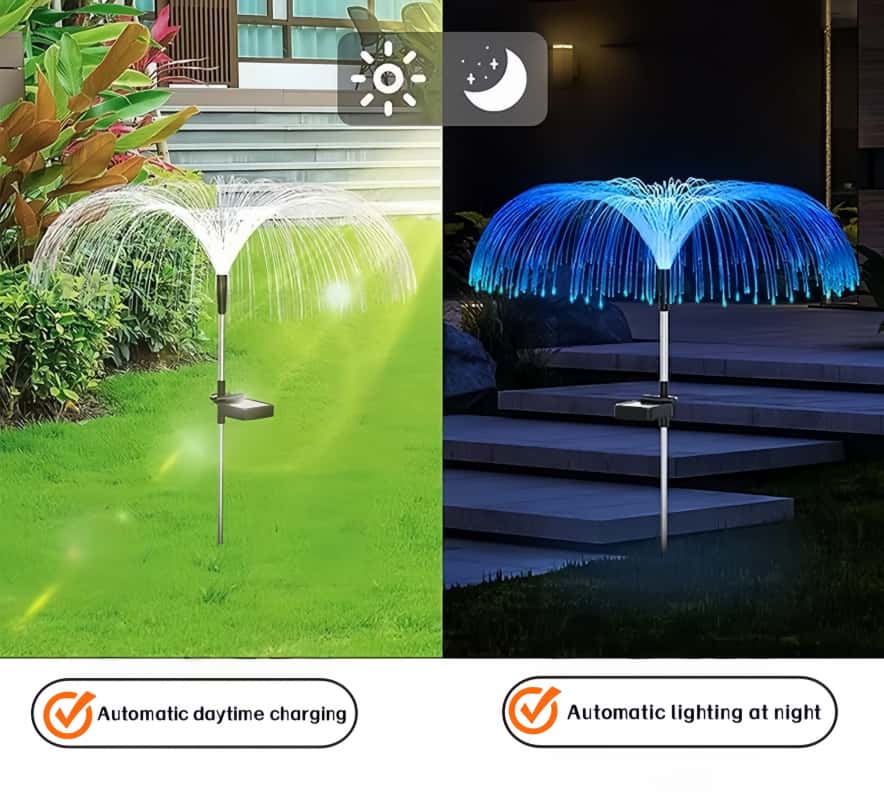 5 Pcs Solar Jellyfish LED Ligh - Color Changing Outdoor recension och pris