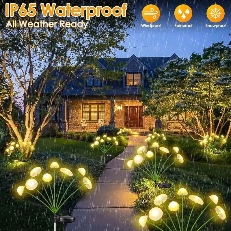 6LEDS Solar Mushroom Ambient L - Outdoor Lighting Jellyfish recension och pris