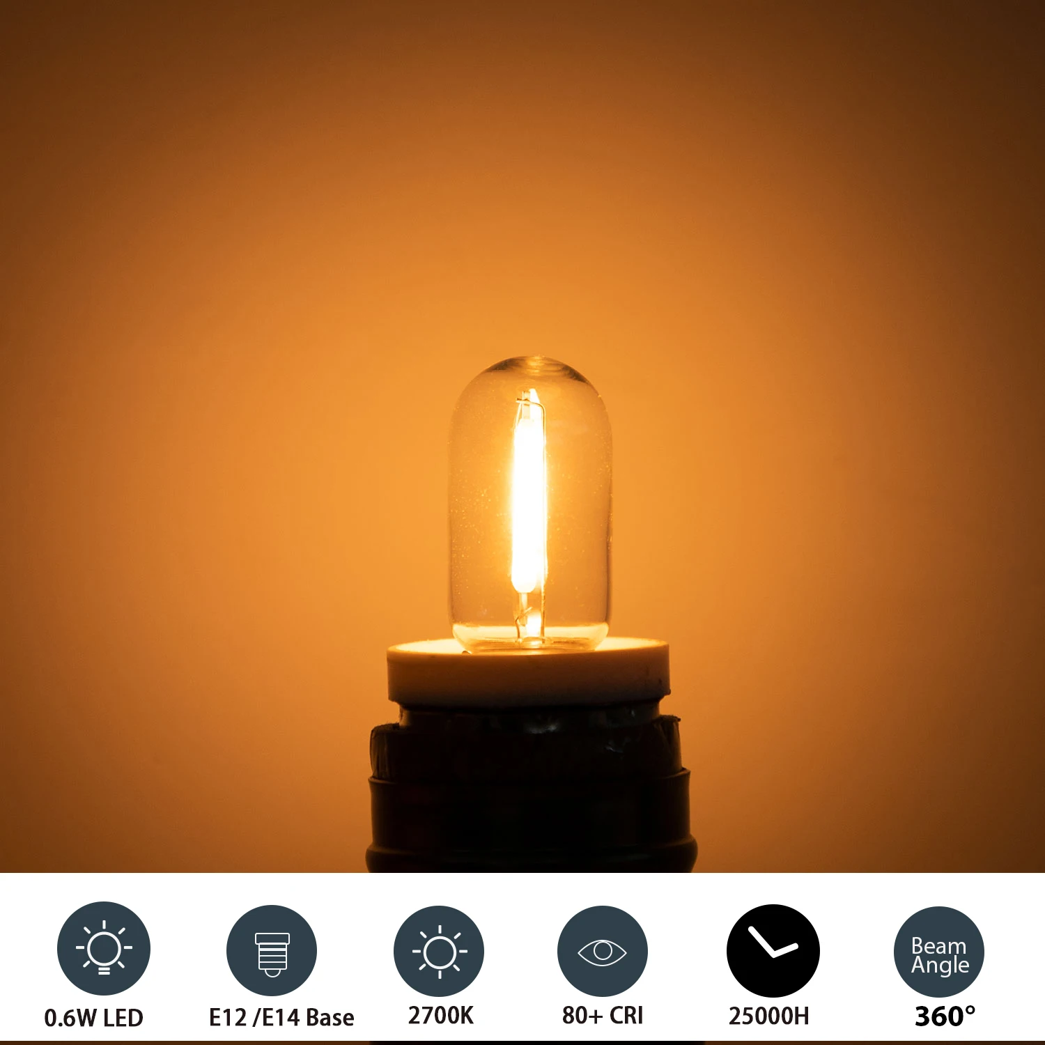 25pcs LED T16 0.6W String Repl - Outdoor Lighting Glass Replacement recension och pris