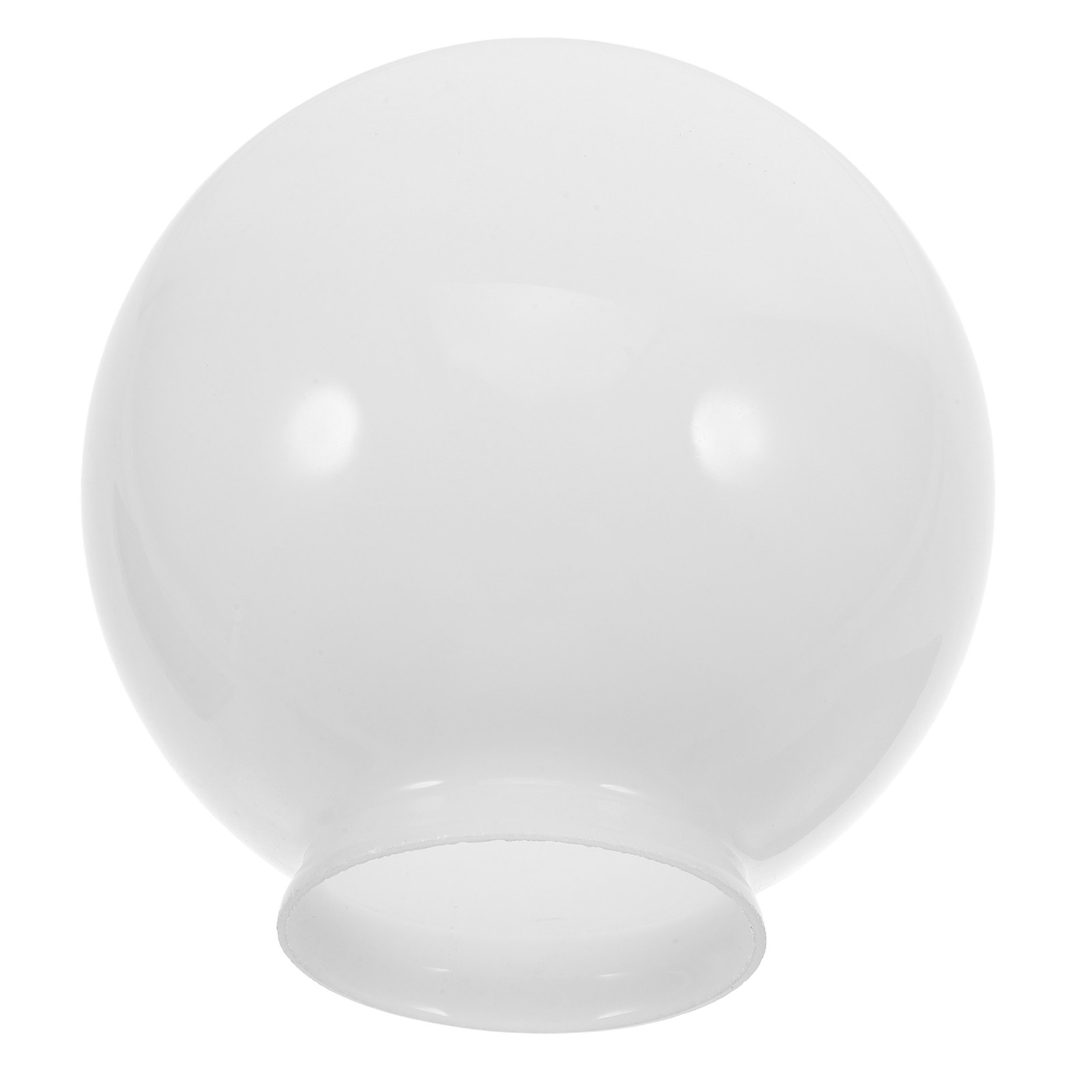 Round Opal White Glass Lamp Sh - Outdoor Lighting Glass Replacement recension och pris