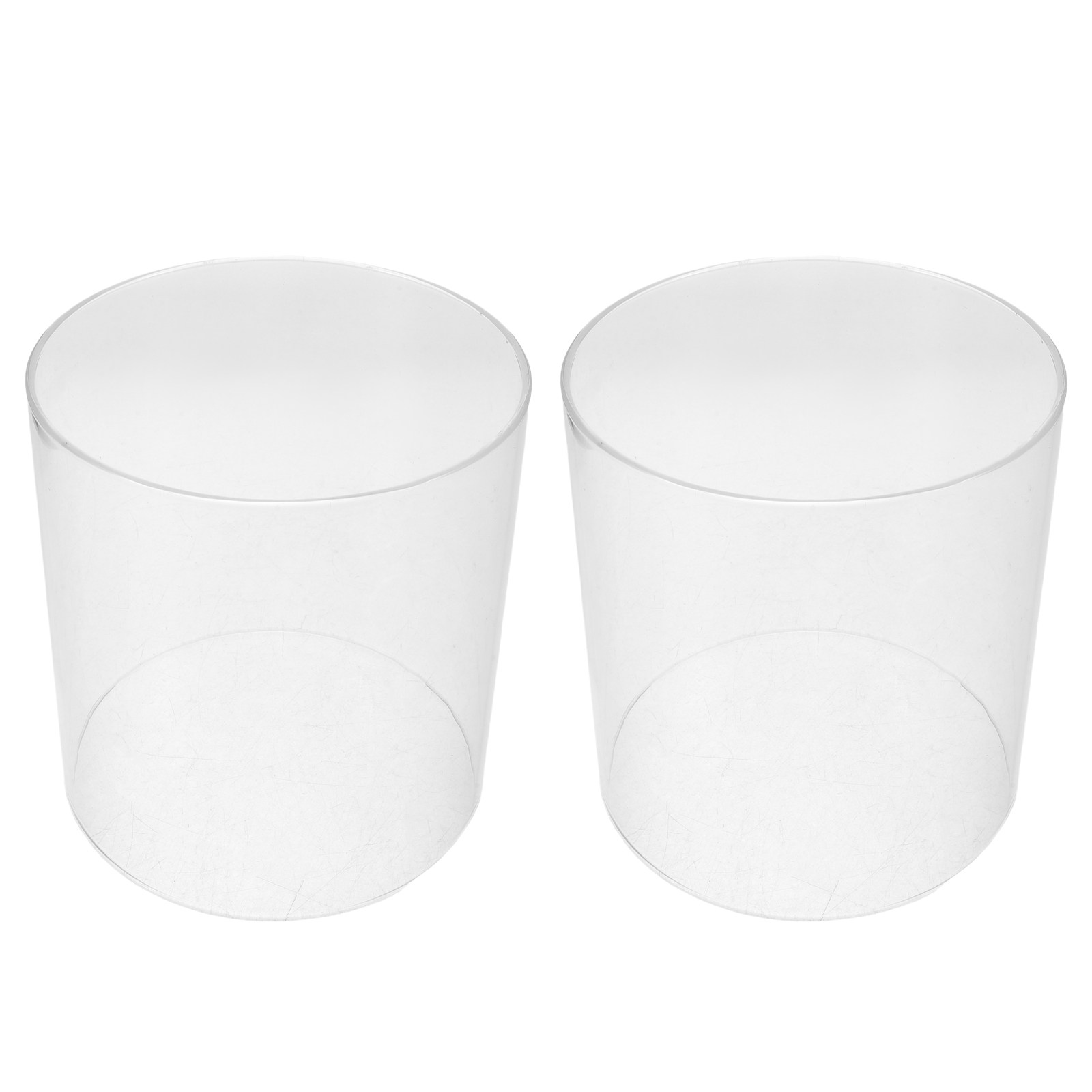 2Pcs Clear Glass Lantern Globe - Outdoor Lighting Glass Replacement recension och pris