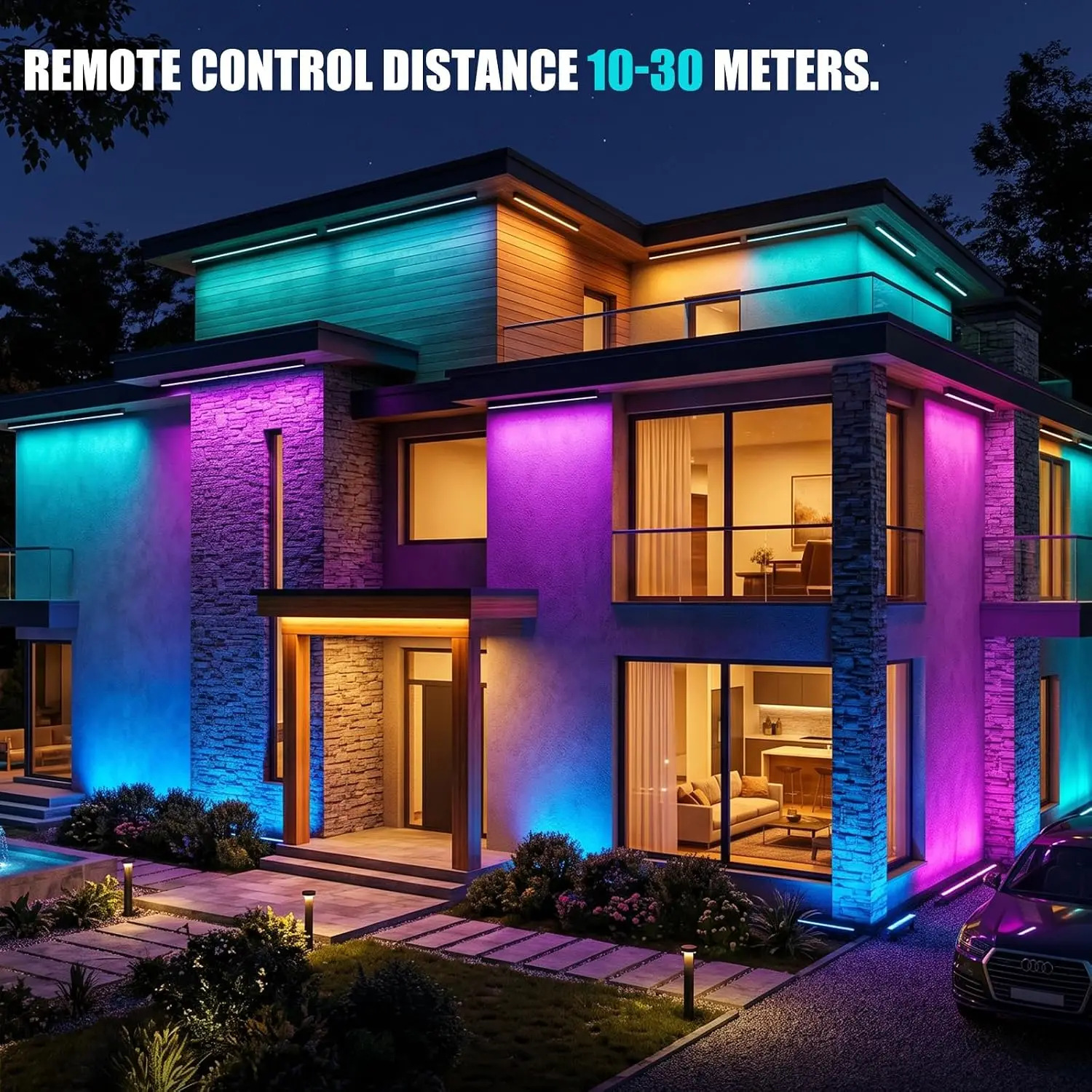 2Pack RGB Wall Washer Lights 1 - Color Changing Outdoor recension och pris