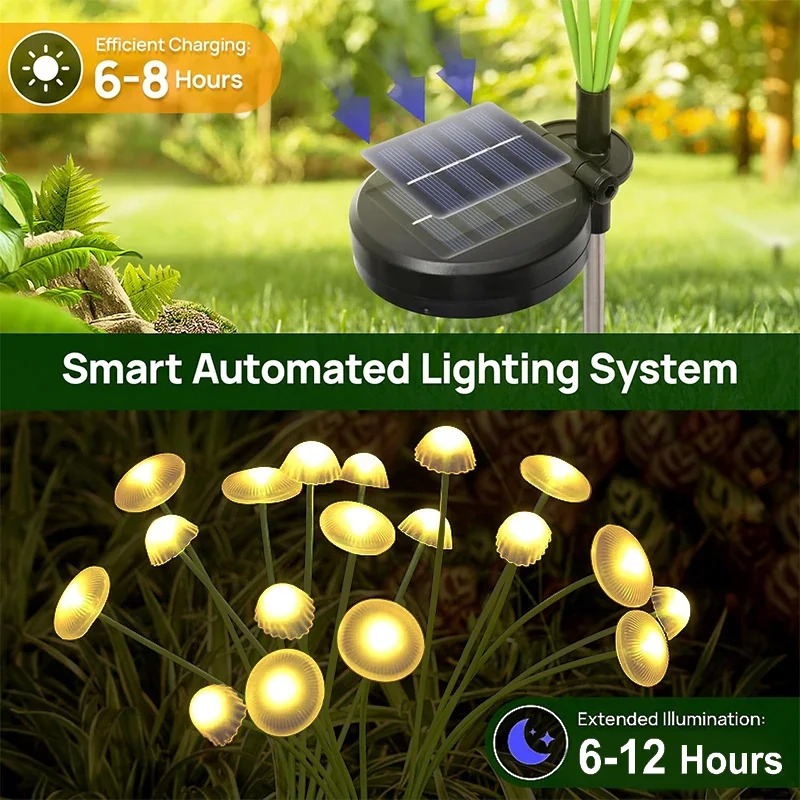 Solar Jellyfish Lights Outdoor - Outdoor Lighting Jellyfish recension och pris