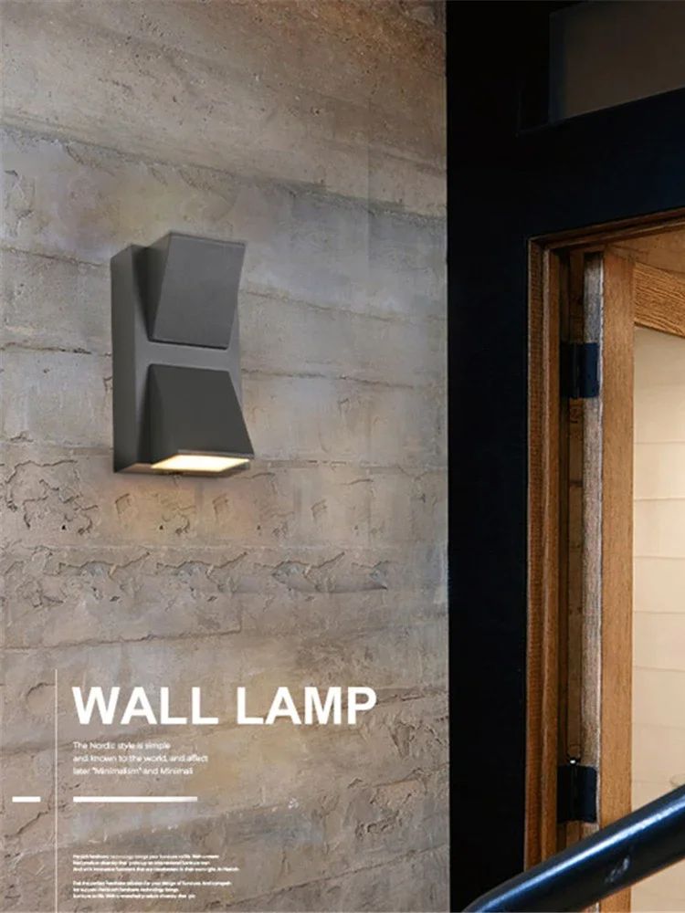 IP65 LED Wall Light Aluminum O - Outdoor Lighting On Stairs recension och pris