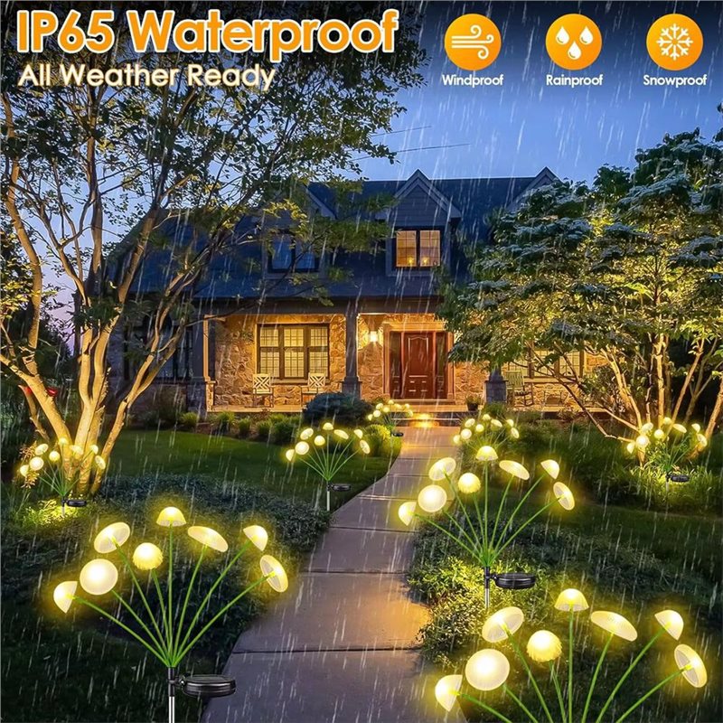 AB42-Solar Mushroom Jellyfish  - Outdoor Lighting Jellyfish recension och pris
