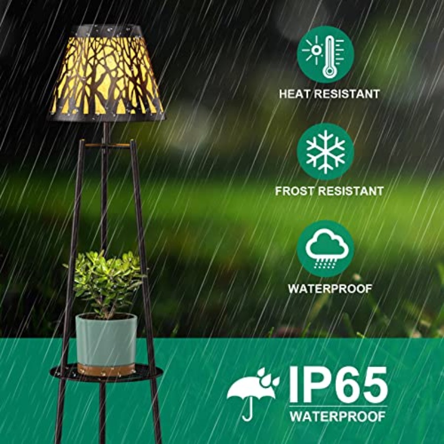 2 Pack Outdoor Solar Floor Lam - Outdoor Lighting For Garden recension och pris