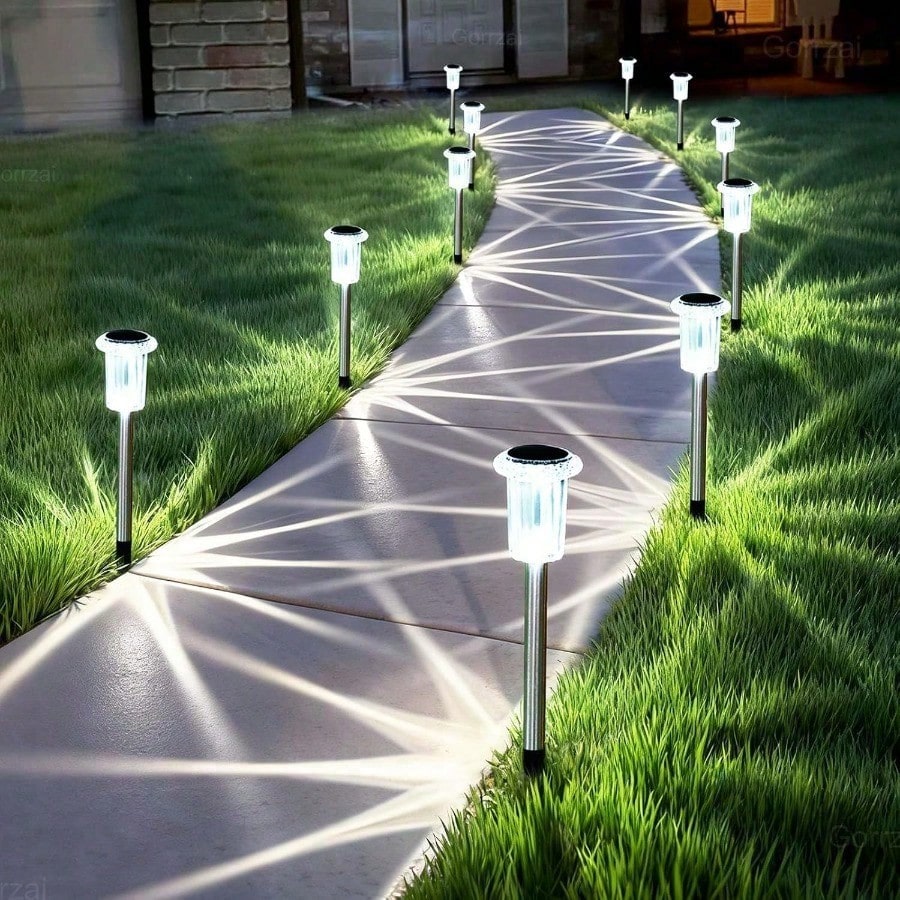 4pcs Outdoor Solar Stainless S - Outdoor Lighting Youtube recension och pris