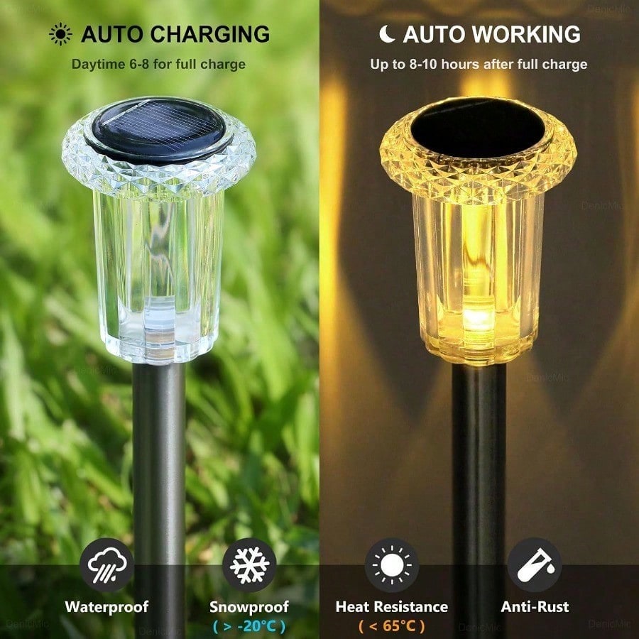 4pcs Outdoor Solar Stainless S - Outdoor Lighting Youtube recension och pris