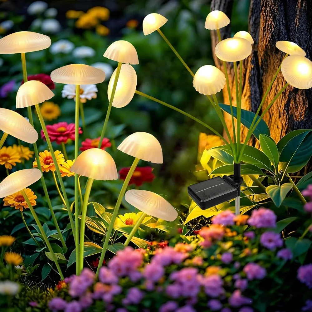 Solar Garden Lights Outdoor Je - Outdoor Lighting Jellyfish recension och pris