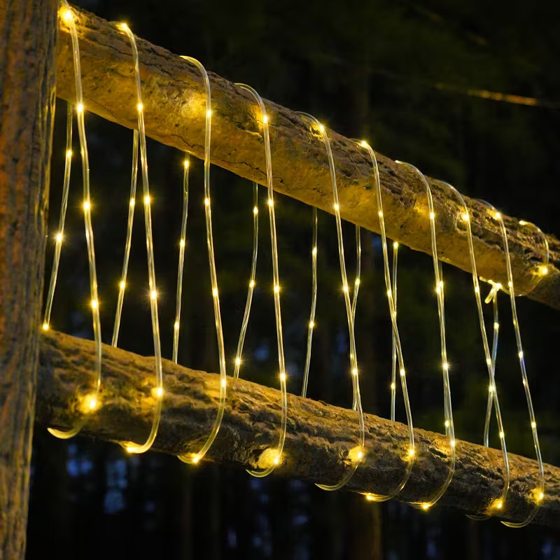 Solar Rope Lights 50/100 LED W - Outdoor Lighting Youtube recension och pris