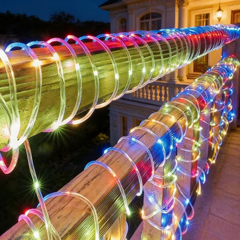 Solar Rope Lights 50/100 LED W - Outdoor Lighting Youtube recension och pris