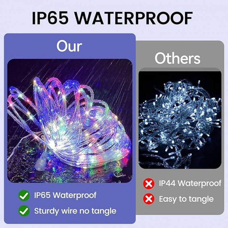Waterproof Solar LED String Li - Outdoor Lighting Youtube recension och pris