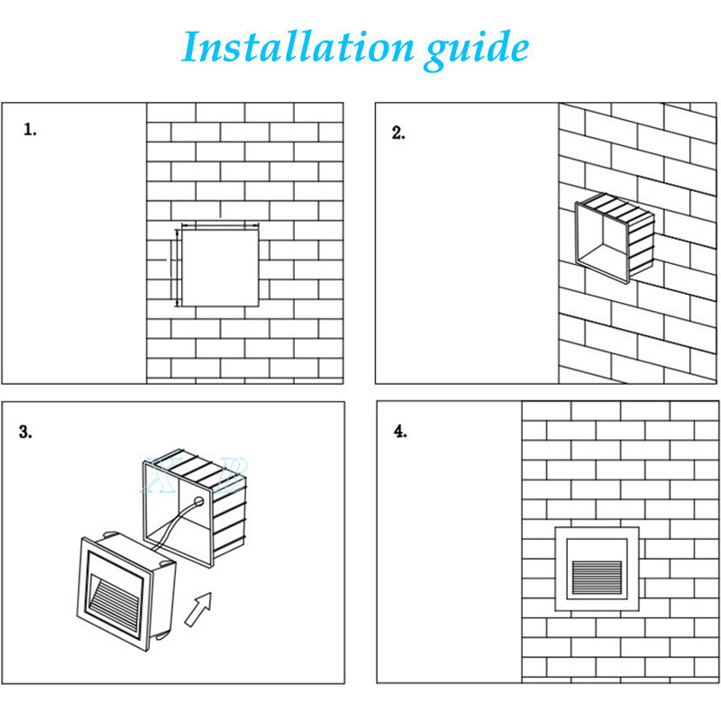 LED Wall Lamp 5W Waterproof LE - Outdoor Lighting On Stairs recension och pris